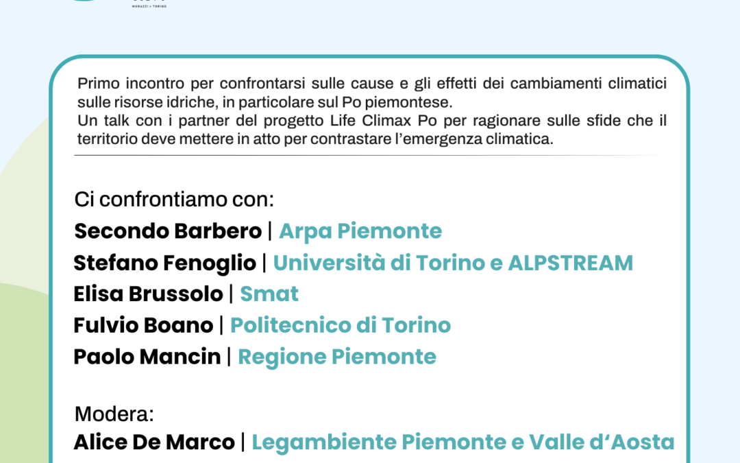Prossimo appuntamento del River Café a Torino