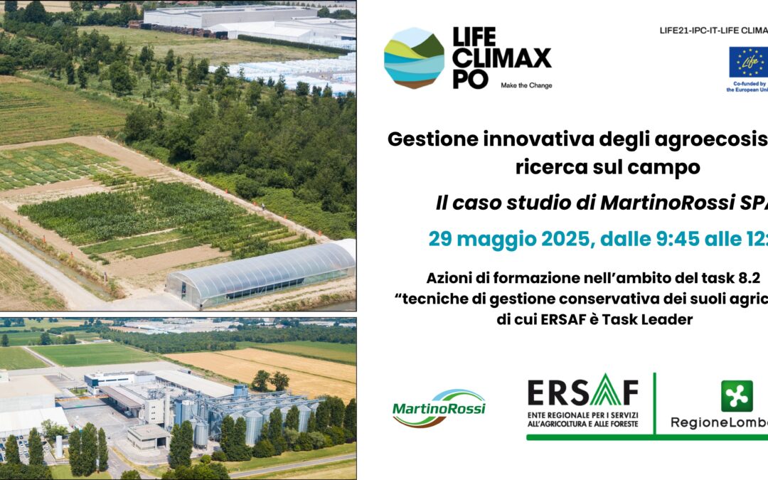 Save the date: Gestione innovativa degli agroecosistemi, 29 maggio 2025 a Malagnino